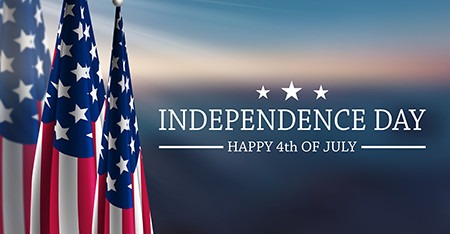 American Flag graphic. Independence Day. Happy 4th of July.